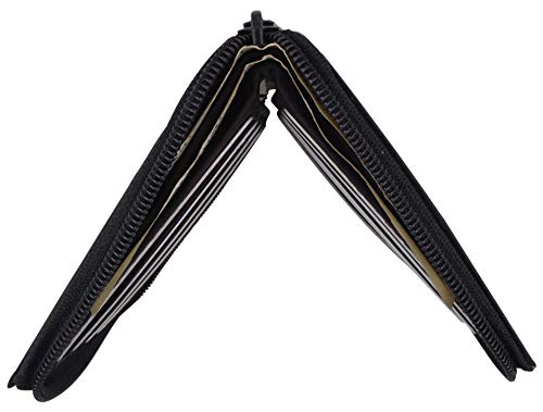 MARSHAL Mens Leather Zippered Wallet4