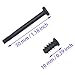 HAJXZH 60 PCS Case Fan Long Short Screws Kit #6-32 x 30 MM and M5x10 MM Computer Chassis Fan Components Black Radiator Fan Screws for Computer Case Fan Mount
