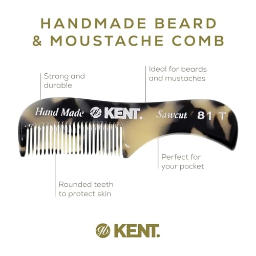 Kent Set Peines para Hombre, 82T X-Small, Dientes Finos miniatura 7