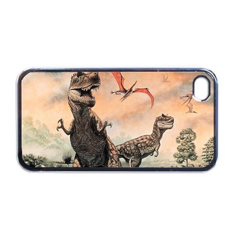 Dinosaurs Apple iPhone 4 or 4S PLASTIC cell phone Case / Cover Great Gift Idea