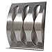 Bathroom Toothbrush Holder,Stainless Steel Toothbrush Holder Razor Stand Wall Mounted for 3 Slots with 3M Self Adhesive(Silver)
