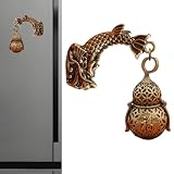Brass Gourd Bell Fridge Magnets,Refrigerator Magnet Creative...