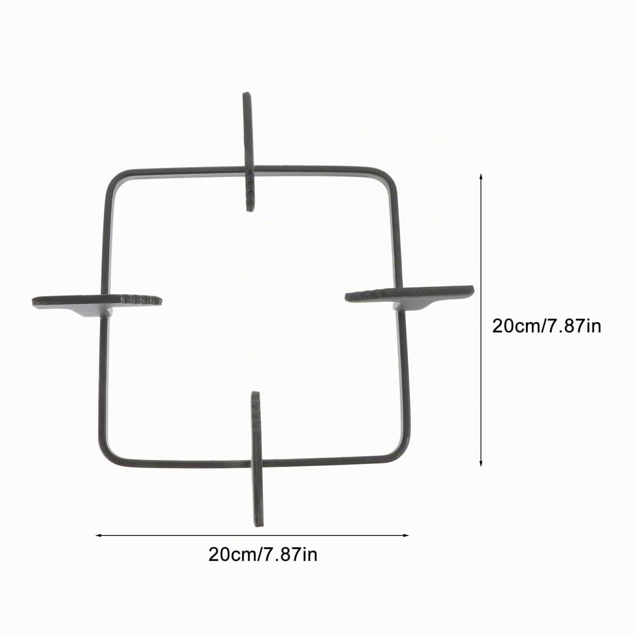 Ciieeo Soporte de Hierro Fundido para Estufa de Gas - Rejilla Reductora Universal Antideslizante para Wok y Cafetera | Adaptador Estable de Cocina Resistente al Calor
