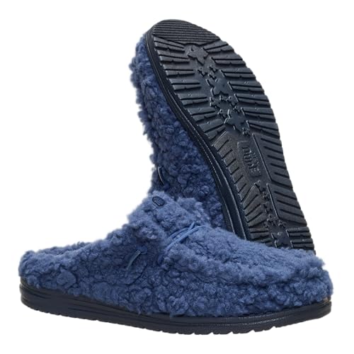 Image of HEYDUDE Men's Wally Cozy Slipper | Lightweight Men's Slip-On Shoes | Comfortable & Casual Everyday Footwear