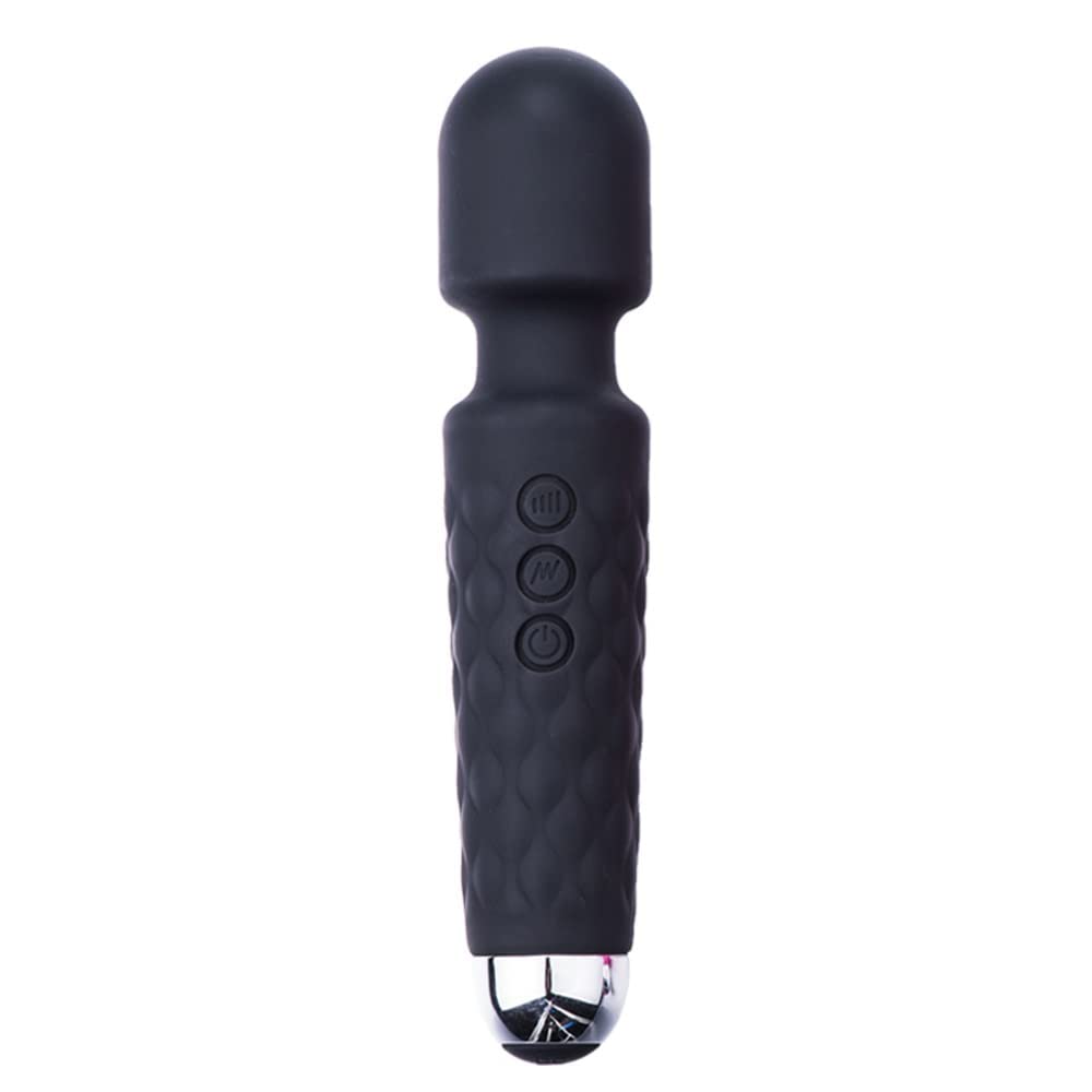Black Olive's Cordless Wand Massager for Women for Pain Relief & Self Relaxation, Handheld Back Massage Machine with Medical Grade Silicone, Fast Charging, 8 Speeds, 20 Modes-image-46