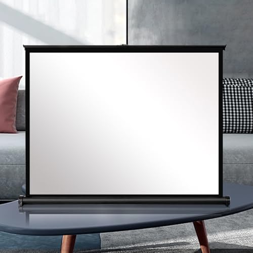 Pantalla portátil de proyector de escritorio 40 pulgadas 4:3 con funda de almacenamiento miniatura 1