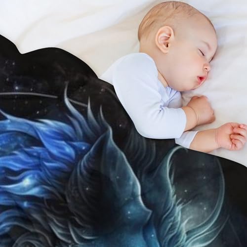 Couverture dragon lion chaude et douillette pour cocooning au salon - 4