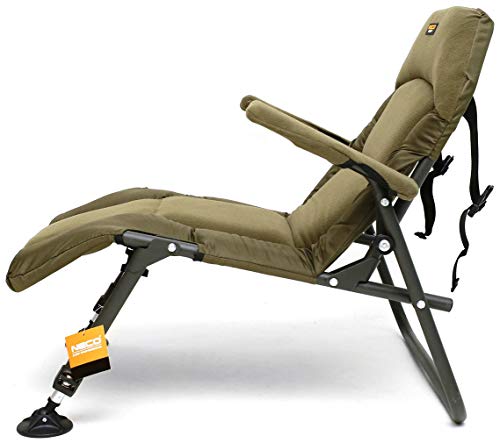 Chaise professionnelle pour pêche à la carpe pliable pour camping - 4
