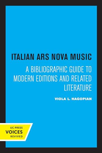 Italian Ars Nova Music: A Bibliographic Guide to Modern Editions and Related Literature
