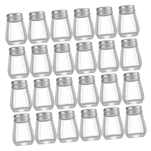 Alipis 30pcs Mini Spice Salt Pepper Shaker Set Portable Salt Pepper Bottles for Bbq Kitchen Supplies