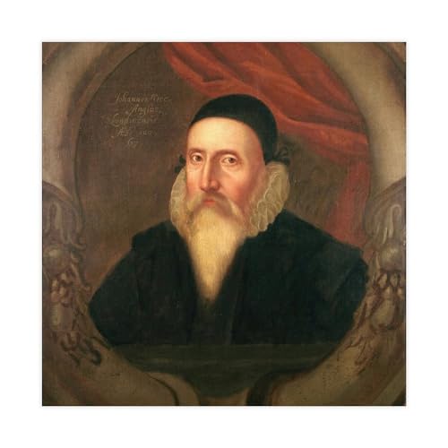 Poster John Dee : impression sur toile décoration murale 71x71 cm