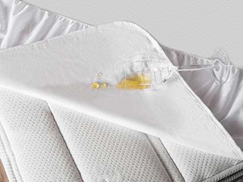 Capa Impermeável Protetora de Colchão, Classic, 200x110 cm, Branco, Fibrasca