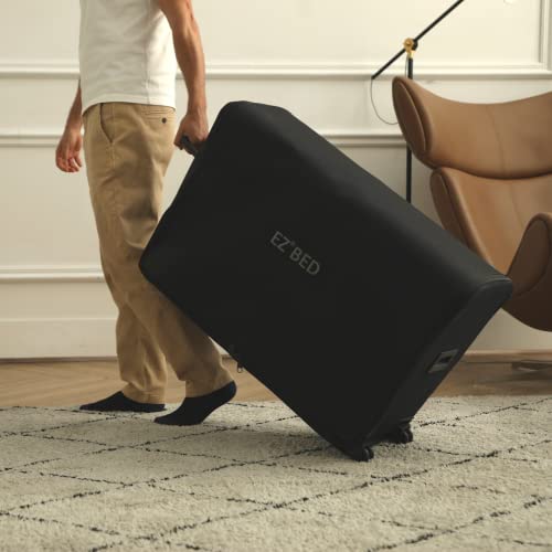 Simpli Comfy Ez® Bed Twin Self-Inflating Air Mattress With Built-In Frame, Pump And Wheeled Case, Blow Up Inflatable Air Bed Perfect For Home, Guests, Travel, Vacation, Camping #TOP6