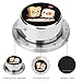 Let's All Go and Have Breakfast Mechanical Stainless Steel Timer Magnetic Countdown Clock for Home Kitchen Cooking Learning
