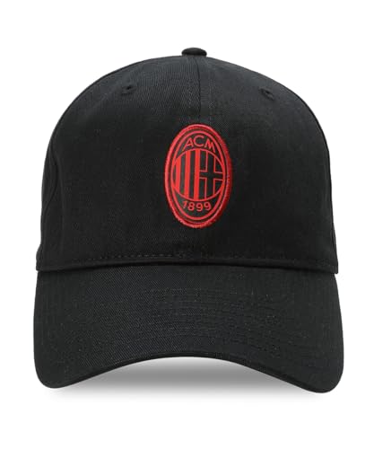 A.C. Milan Cappello Archive Cappellino Da Baseball, Prodotto Ufficiale, Nero, Taglia Unica Unisex-Adulto - 2