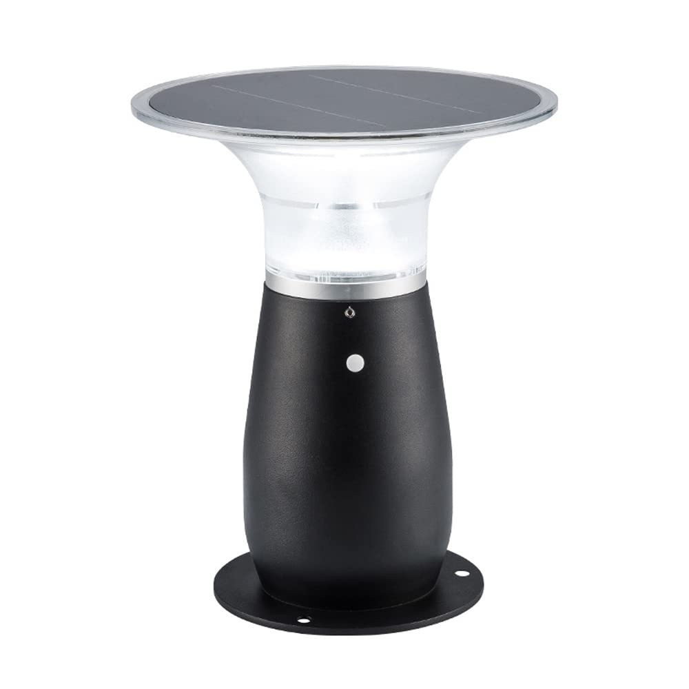 Arnusa Gartenleuchte Power Solarleuchte Helle 360 lm Solarlampe Wegeleuchte Gartenlampe Sockelleuchte kabellos Außenleuchte Terrassenbeleuchtung warmweiß und kaltweiß einstellbar 29x23,5 cm 4000 mAh