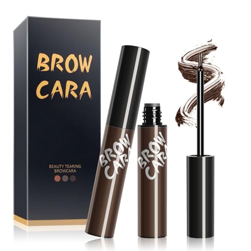 Brow Tattoo Peel Off Tint - Eyebrow Gel Tint with Eyebrow Stencils New Year Makeup Gift for Women, Brow Gel Eyebrow Tattoos Waterproof Long-Lasting, Eye Brow Pencils Lush & Full Brows (Dark Brown)