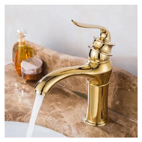 Accessoires de lavabo modernes avec commande à poignée unique
