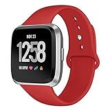 Sport Band Compatible Fitbit Versa, Kmasic Soft Silicone Strap Replacement Wristband Fitbit Versa Smart Fitness Watch, Small