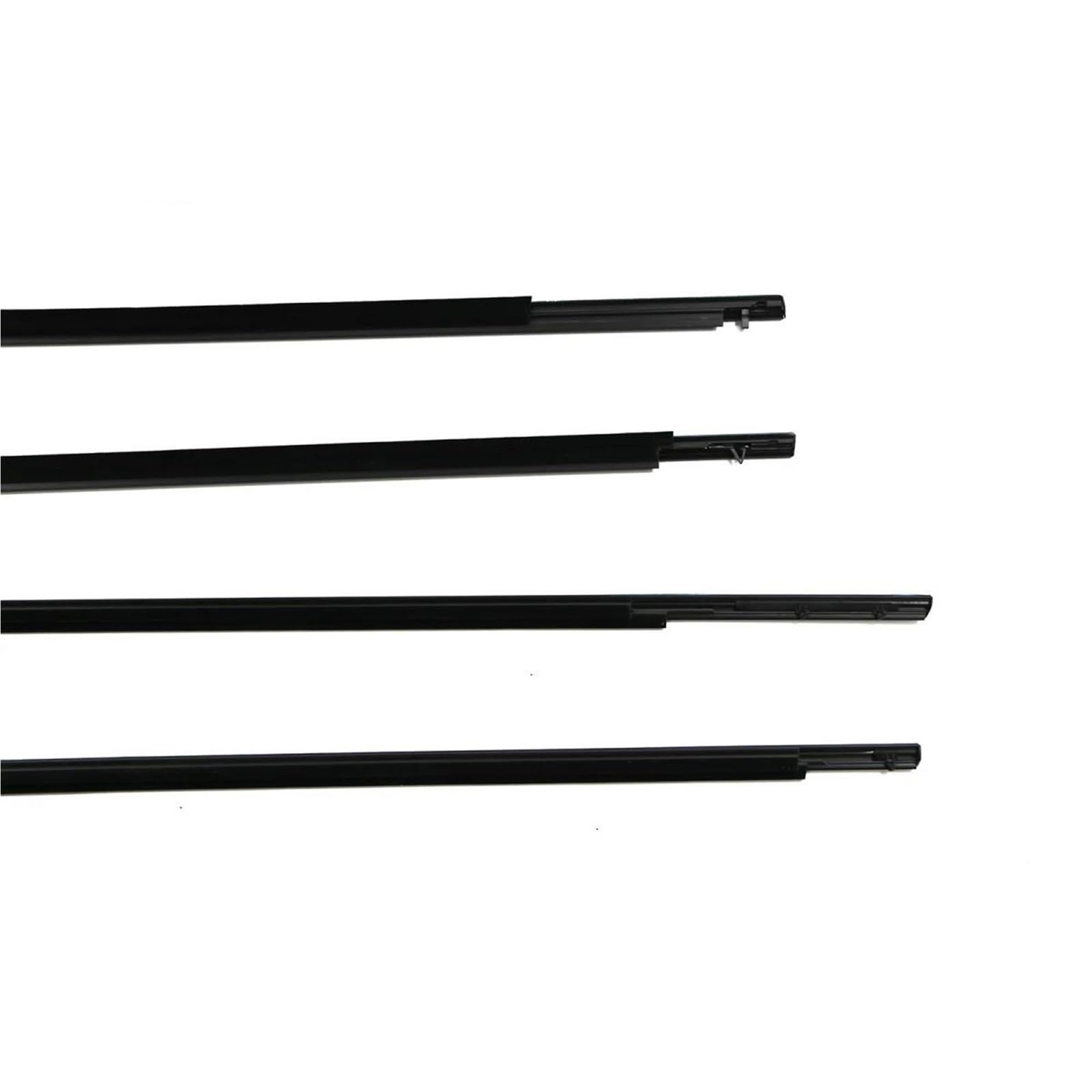 Trfbd One Color 4Pcs Car Window Weatherstrip Black For Toyota For Sienna 2021+ 68210-08040 68160-08040 68180-08040 68230-08040 Rubber