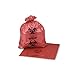 Medegen 2634 Biohazard Waste Bag, Star Seal, Coreless Roll, Red/Black, 1.25mil Gauge, 5 Gallon-7 Gallon Capacity, 19