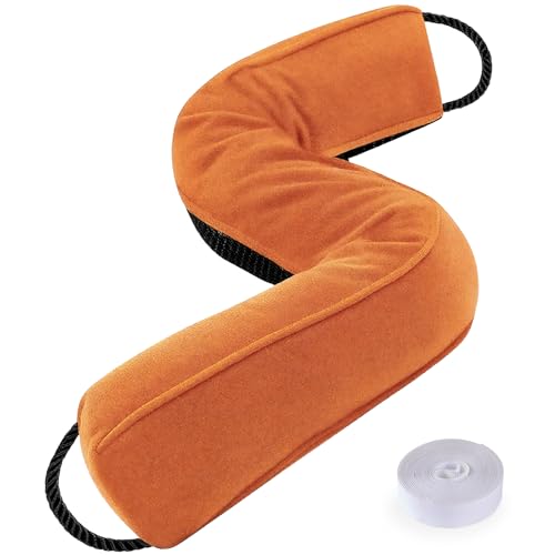 Image of Sunolga Door Draft Stopper, Removable Washable Cover, 38 inch, Orange