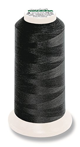 Madeira Aerolock 125 FARBE 8000 SCHWARZ Overlockgarn 2500 Meter - 100%Polyester Cover