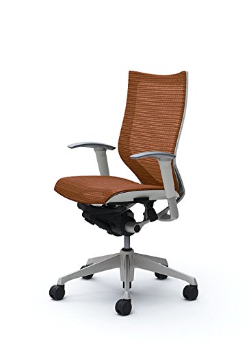 オカムラ 岡村製作所 デスクチェア オフィスチェア バロン ハイバック 可動肘 座メッシュ ブラウン CP85CW-FEH8