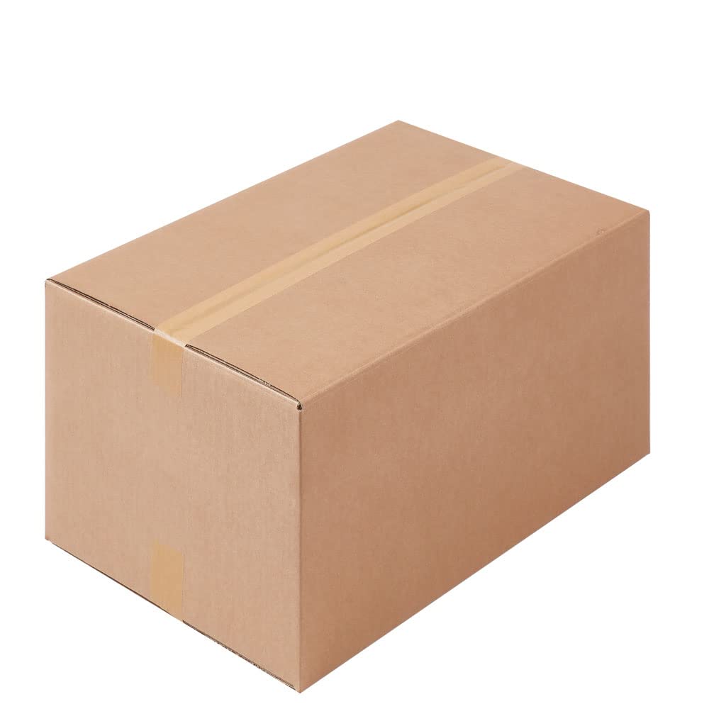 BB-Verpackungen 20x Faltkartons 585x385x275/175mm 1-wellig braun (20 Stück)| Großer Versandkarton, ideal als Warensendung, DHL Paket, GLS/DPD XL-Paket