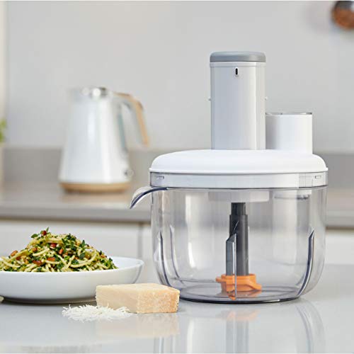 Morphy Richards 401012 Prepstar Food Processor for Innovative Meal Prep with All in One Easy Storage Solution, BPA Free Mixing Bowl, 350 W, White - Image 9
