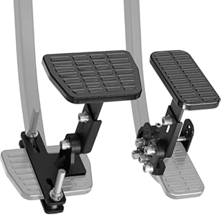 OceanicEcho Gas and Brake Pedal Extenders for Short Drivers | Fits Cars, Go Kart, Ride-On Toys | Adjustable Length & Angle for Auto Vehicles Brake & Accelerator Pedals (Comfortable)