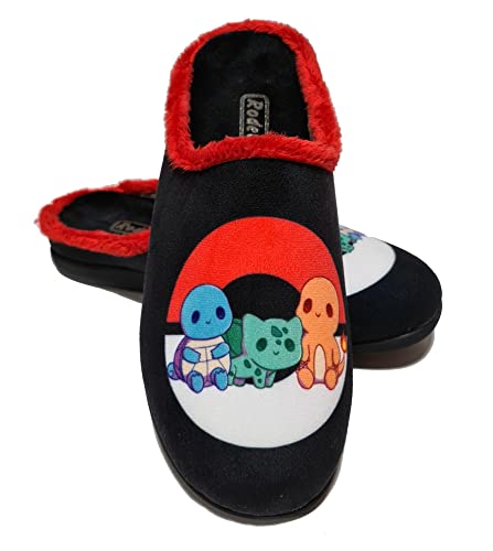 Zapatillas cómodas casa Unisex Adulto y niño - Poke inciales Fan