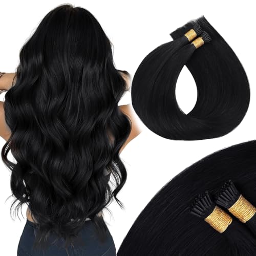 MAXITA I Tip Hair Extensions �l�сA50g/50s �W�F�b�g�u���b�N 20�C���` ���K���p�A�C���r�W�u��&�i�`�������R�[���h�t���[�W�����A100%���~�[�l�� Itip �P���`���w�A�G�N�X�e���V����