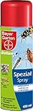 Gegen kriechendes und fliegendes Ungeziefer wie Schaben, Ameisen, Silberfischchen, Heimchen, Kellerasseln, Wanzen (auch Bettwanzen), Vogelmilben, Hühnermilben, Zecken und Wespen (deutsche und gemeine Wespe) in versteckt sitzenden Nestern. Sowie gegen Fliegen, Motten und andere fliegende Insekten einsetzbar, wenn diese sich bevorzugt auf Oberflächen aufhalten