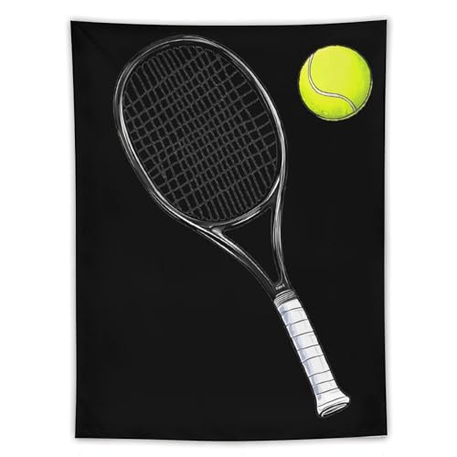 Tapices estéticos de tenis: decoración de pared vertical para dormitorio y sala