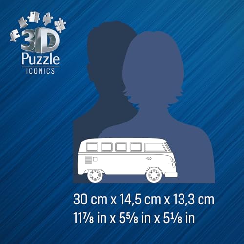 Puzzles 3D para adultos y niños de la mítica Furgoneta Volkswagen retro 6
