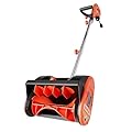 VOLTASK 12-Inch Corded Snow Blower, 10 Amp Electric Snow Blower with Directional Plate