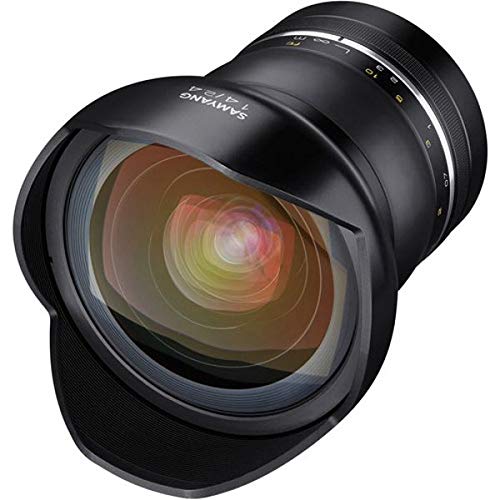 SAMYANGSYXP14-C XP 14mm f/2.4 High Speed Wide Angle Lens for Canon EF with Built-in AE Chip, Black