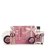 The Body Shop British Rose Premium Collection Gift Set, 4pc Paraben-Free Bath and Body Gift Set