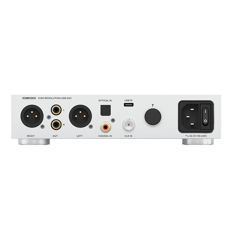 Rear view of the SMSL D200 DAC