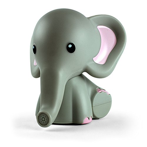 myBaby Kids Night Light, Elephant | Portable & Bedside Nightlight | 5 Color Changing LEDs & Auto Timer, Comfort Creatures