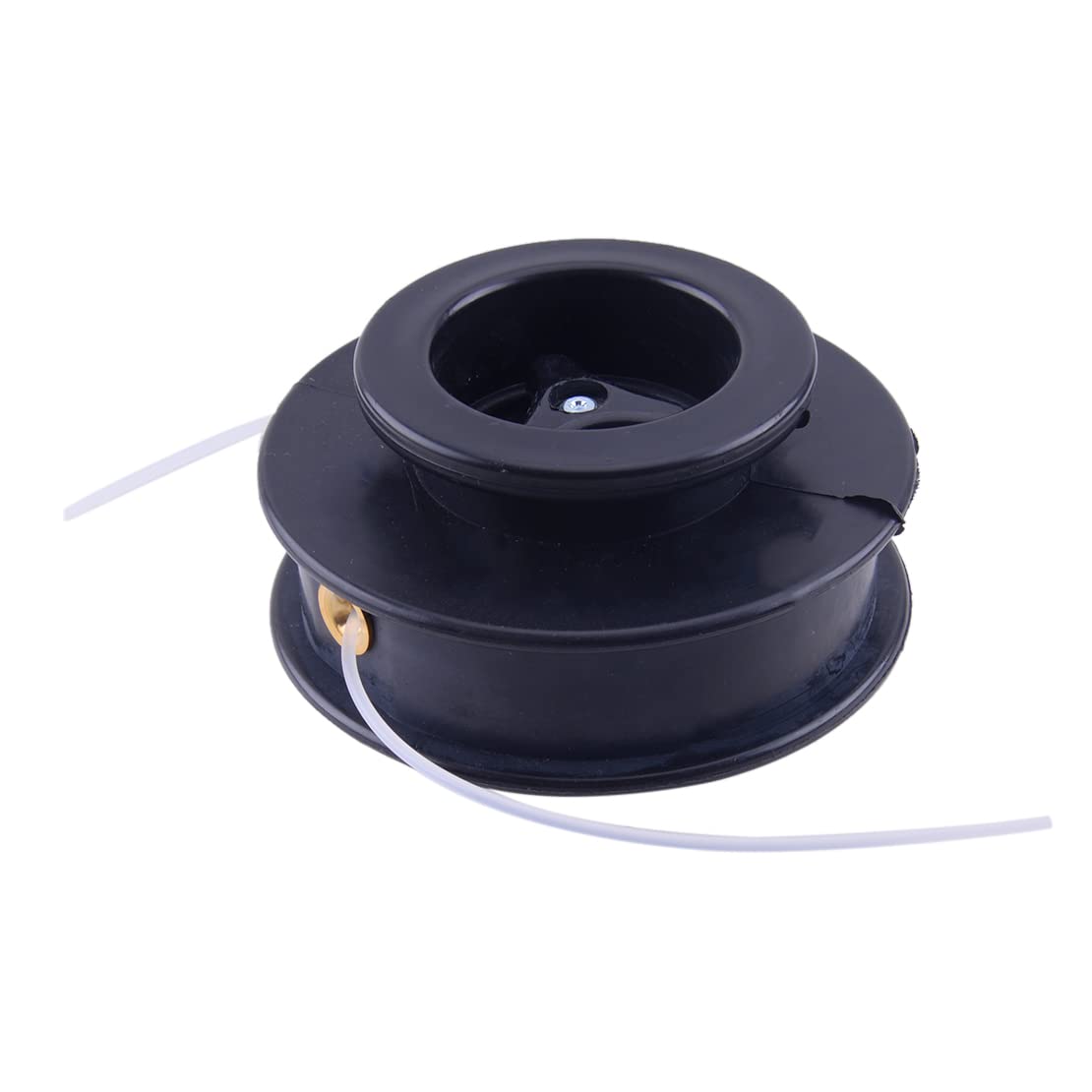 Universal Dual 2 línea de alimentación manual cabeza de fijación reemplazo recambio repuesto para desbrozadora Strimmer Trimmer