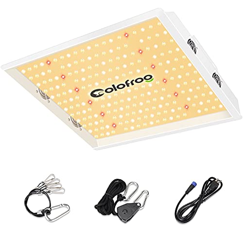 Colofrog 2022 CF 1000W LED Grow Light with Samsung LM301H Osram Diodes 3x3ft Coverage Dimmable Sunlike Full Spectrum Grow Lamps for Indoor Plants Hydroponic Veg Flower