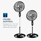 Ventilador Coluna 220V, 40cm, 6 pás, Super Power - VSP-40C-B, MONDIAL glide