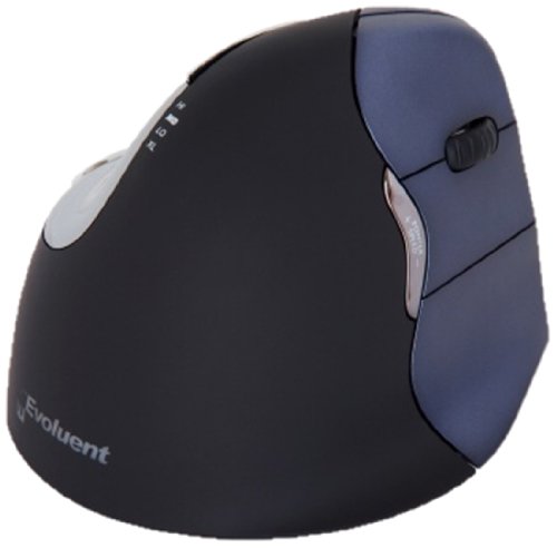 Preisvergleich Produktbild Bakker BNEEVR4W Evoluent4 Wireless ergonomische Maus schwarz