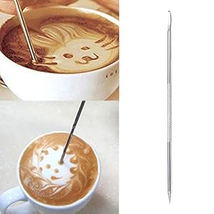 Koffie Latte Pen Roestvrij Staal Koffie Art Pen Thuis Espresso Tool voor Koffie Kunst