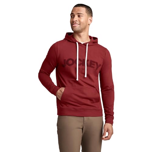 Jockey Men's Loungewear Cotton Blend Fleece Hoodie