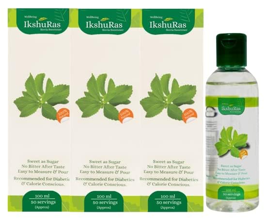 - WellBeign IkshuRas - Stevia Sweetener (100 ml 4 Units)