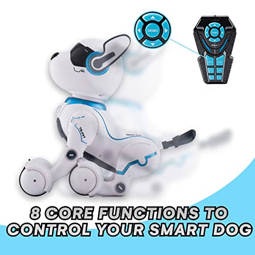 Remote Control Robot Dog Toy With Touch Function And Voice Control, Rc Dog Robots Toys For Kids 3,4,5,6,7,8,9,10 Year Old And Up, Smart & Dancing Robot Toy, Imitates Animals Mini Pet Dog Robot #TOP2