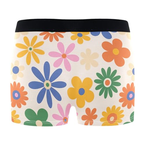 Zzkko G364937467P955C1015S2270 Floral Groovy Daisy Flower Men'S Boxer Briefs,Men'S Trunks Underwear Briefs thumb #2